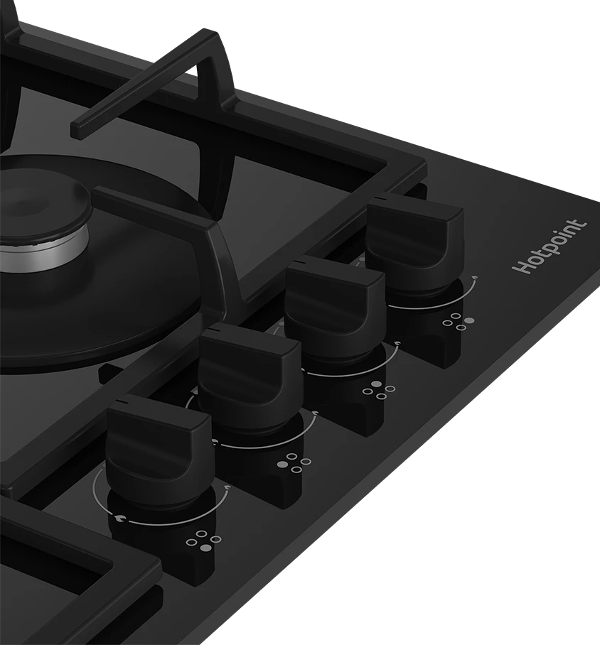 9279935 Газовая варочная поверхность Hotpoint HG 62FA/BK STDN-0058077 - Вид №4