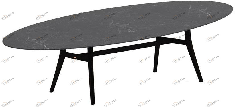 Royal Botania Овальный керамический садовый стол Zidiz Zdz3214