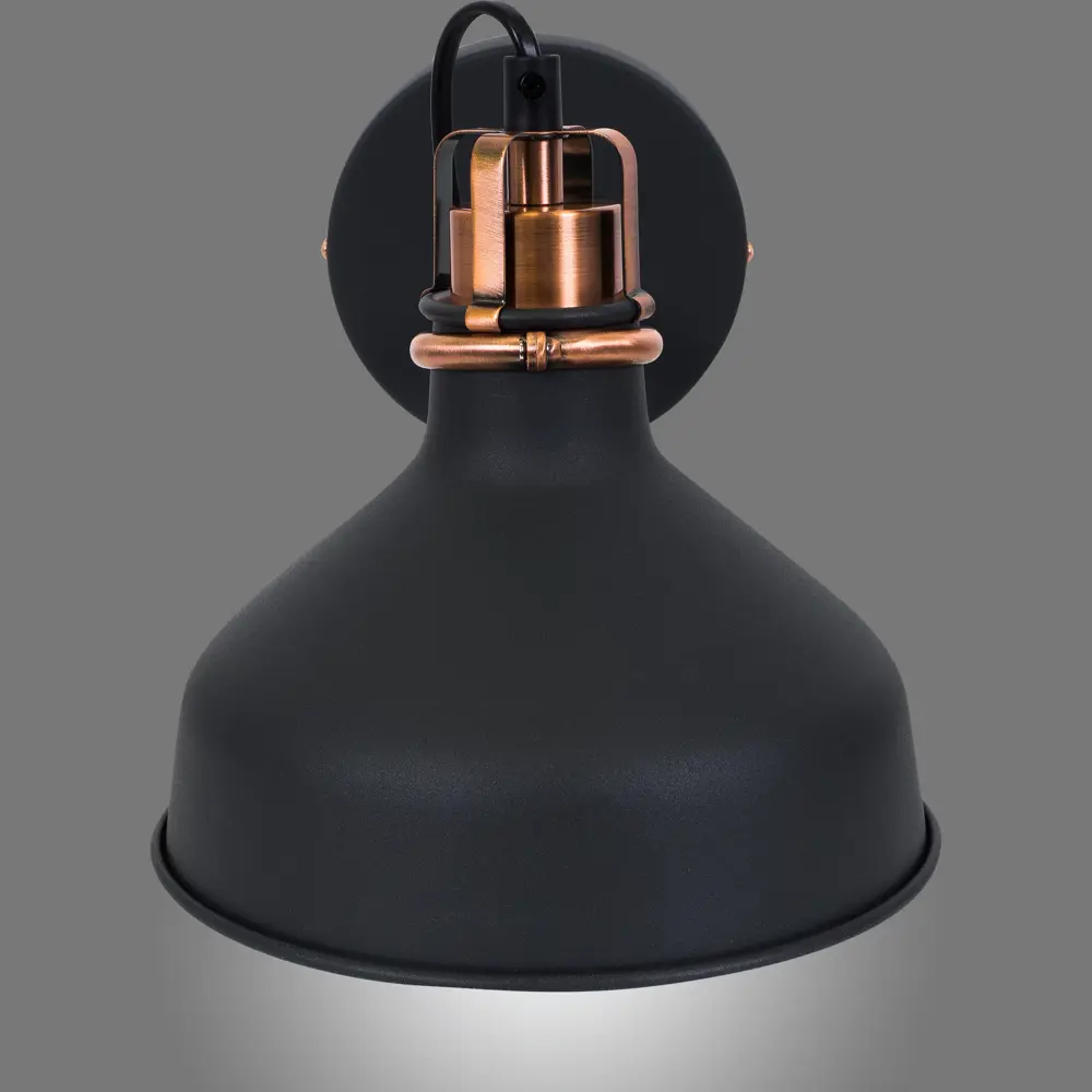 Бра Amsterdam WML-425 1xE27x40 Вт металл цвет чёрный CAMELION STLM-2072586 - Вид №5