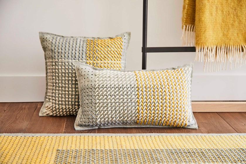 GAN Подушка из ткани квадратная Canevas geo sun-id-1383429 - Вид №5