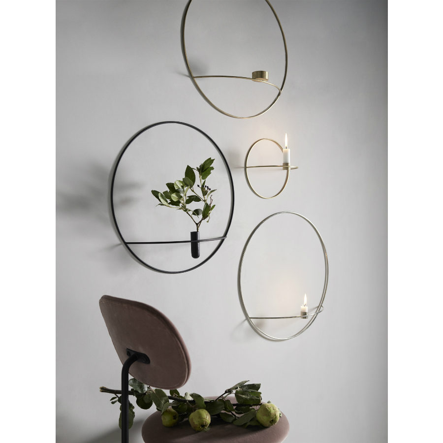 4815839 MENU Круглая ваза / подсвечник POV Латунь  - Вид №1