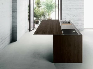 Boffi Деревянная кухня с островом