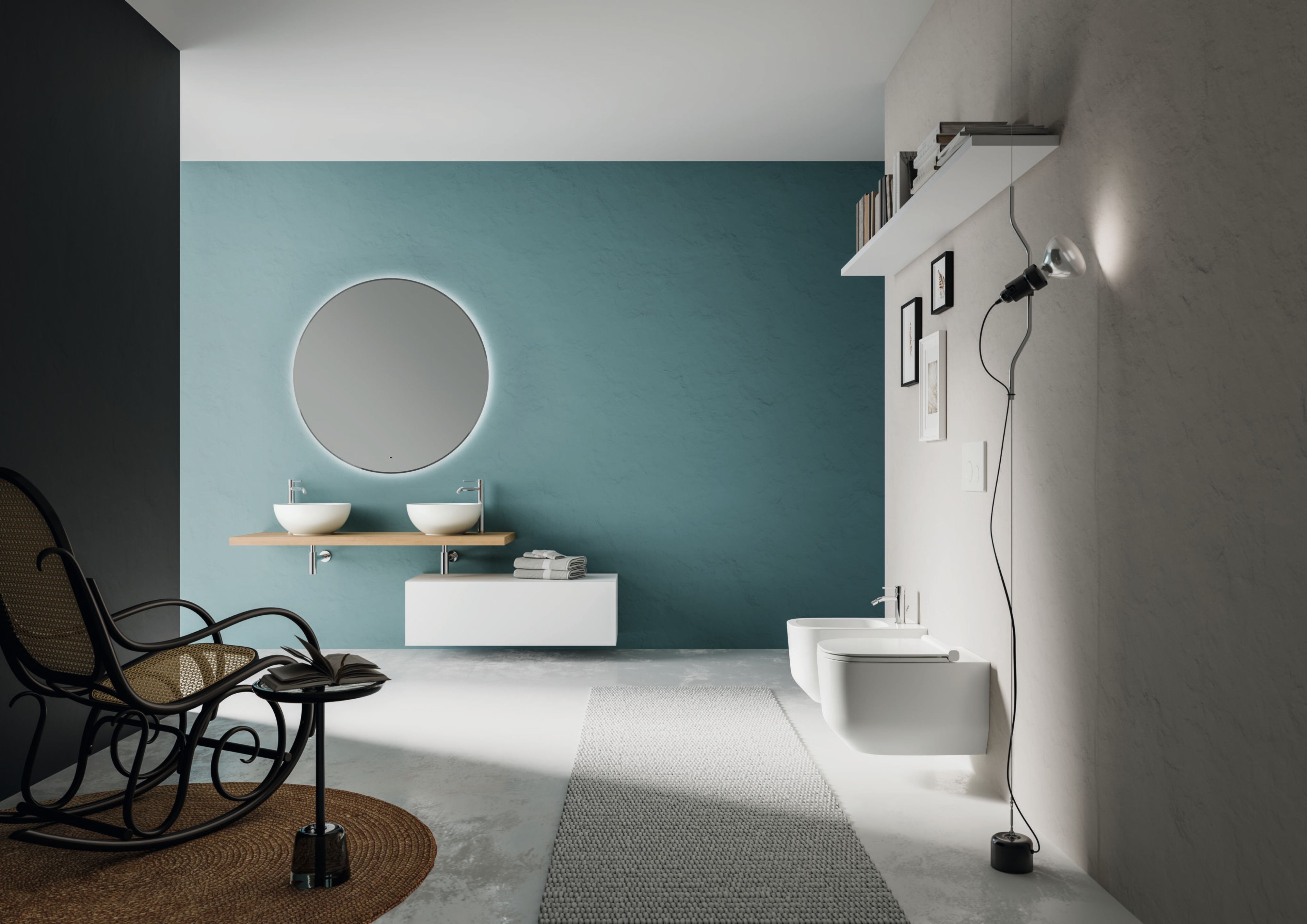 Керамический подвесной туалет без бриды Ceramica Dolomite Alba ARCH-00138928 - Вид №1