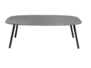 Керамический прямоугольный низкий садовый столик