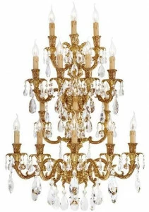 Possoni Illuminazione Аппликация из французского золота с каплями из кристаллов schoeler Caesar 798/a15-sh/g