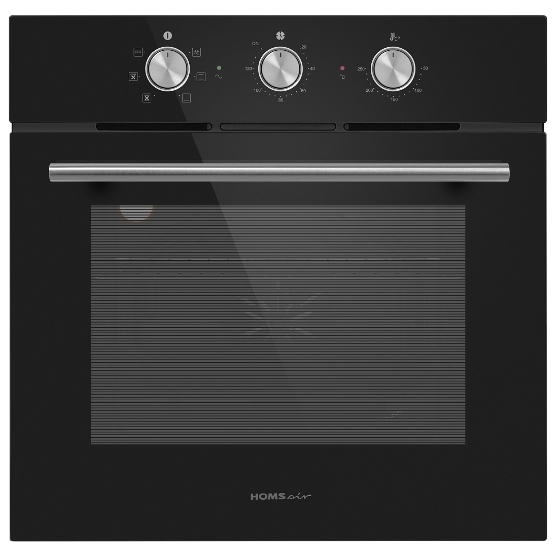 9100946 Электрический духовой шкаф HOMSair OEF606BK черный STDN-0068735