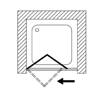 B7772L93TR Acrux Сollection душевая зона  Samo 40453 - Вид №1