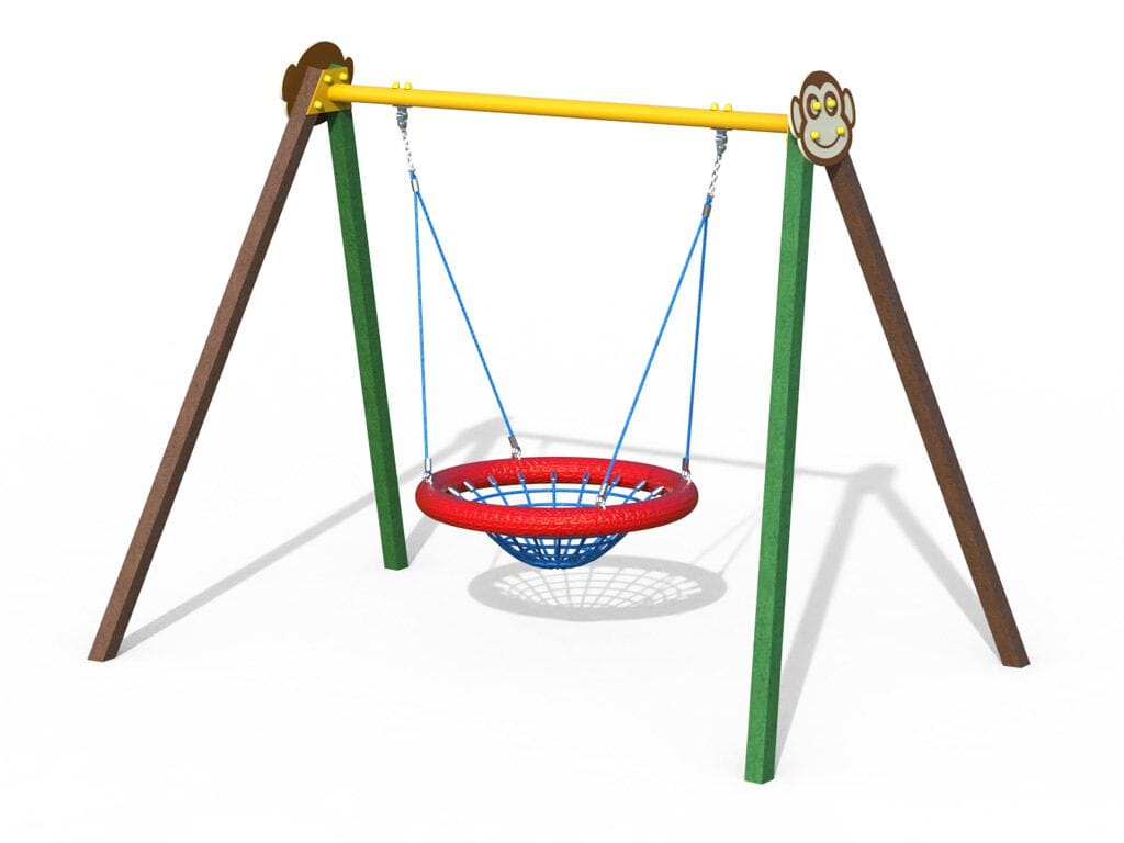 Переработанные пластиковые качели EUROCOMITALIA ALTALENA MONKEY ARCH-00032732
