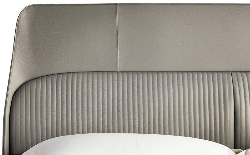 Poltrona Frau Кожаная кровать с мягким изголовьем La notte - letti sun-id-1455256 - Вид №5