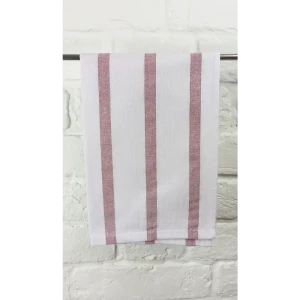 Полотенце вафельное Belezza 40x60 см цвет бело-красный