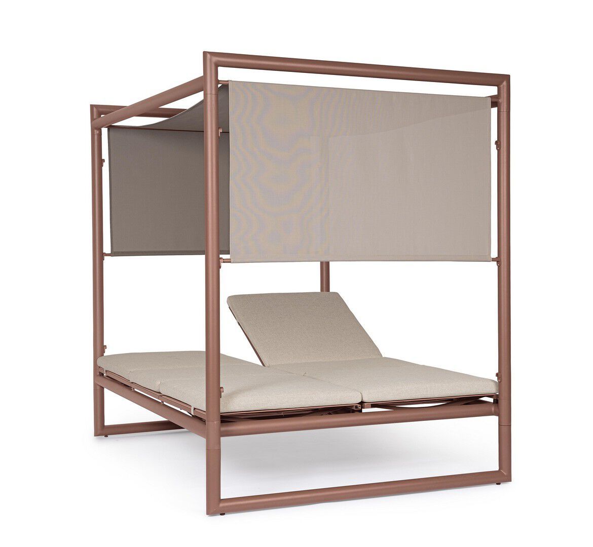 Алюминиевая кровать с балдахином BIZZOTTO Konnor ARCH-00045622 - Вид №1