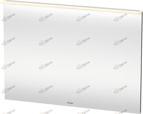 XL749703838 Зеркало изменяемой ширины с подсветкой X-Large #XL7497 1201-1800 x 36/105 мм Доломитово-серый глянцевый лак Duravit