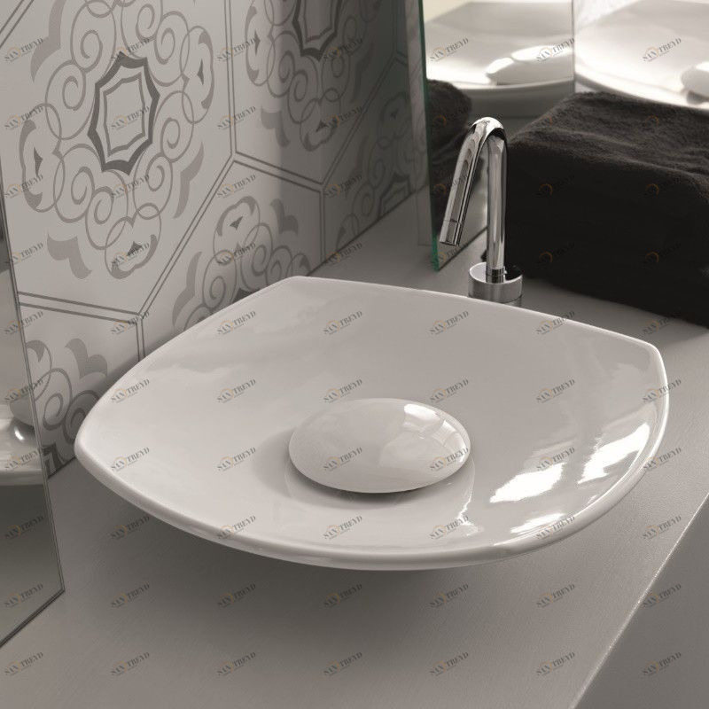 25362 Накладная раковина на столешницу  овальная Ceramica Hidra 