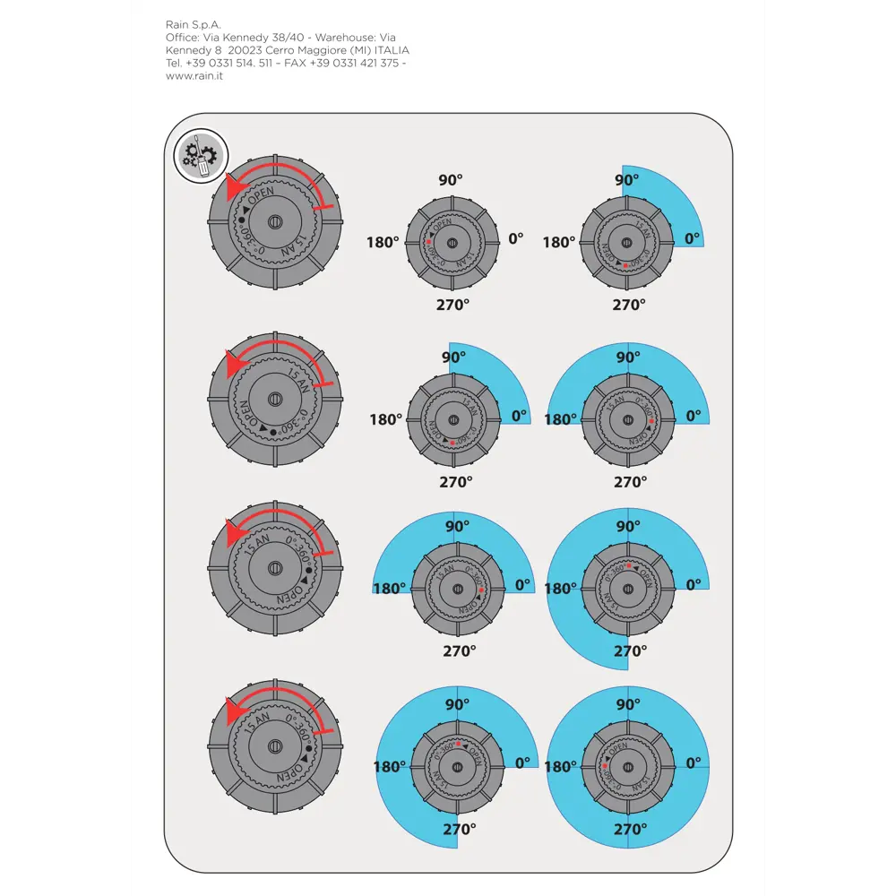 Статический дождеватель RAIN S020 для газонов и кустарников 80135174 STLM-0013774 - Вид №6