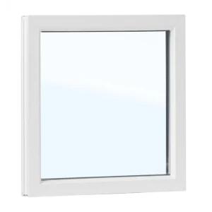 Окно пластиковое ПВХ VEKA глухое 600x500 мм (ВxШ) однокамерный стеклопакет белый/белый