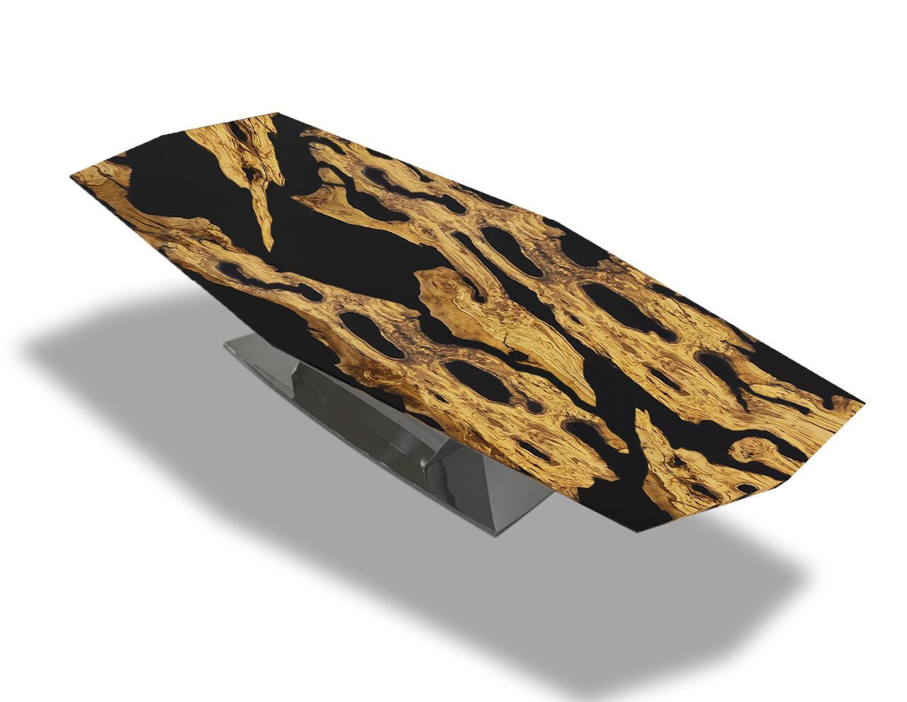 Восьмиугольный стол из смолы и оливкового дерева Legnor LEG2408734 / LEG2408735 ARCH-00035224 - Вид №1