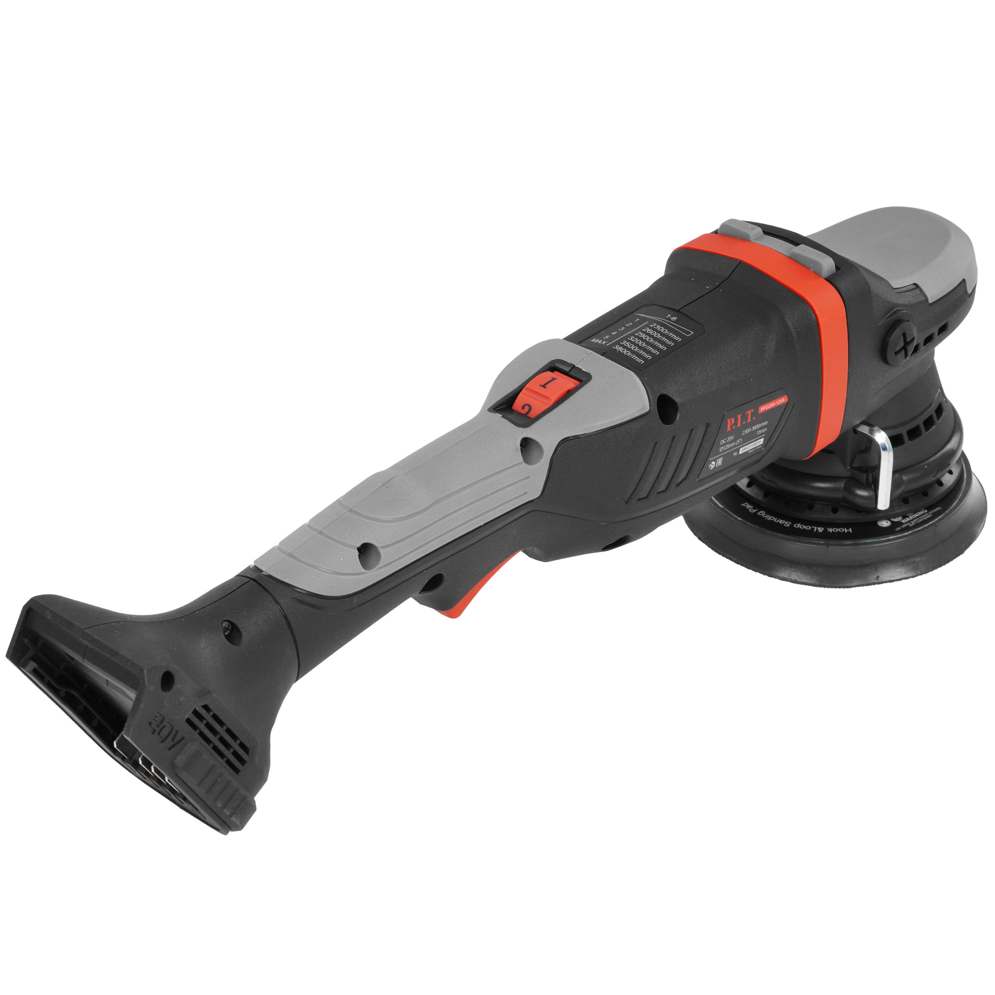 Полировальная машина P.I.T. PPO20H-125A OnePower 20V  , Без ЗУ, Без АКБ 9227327 PIT STDN-0025213 - Вид №1