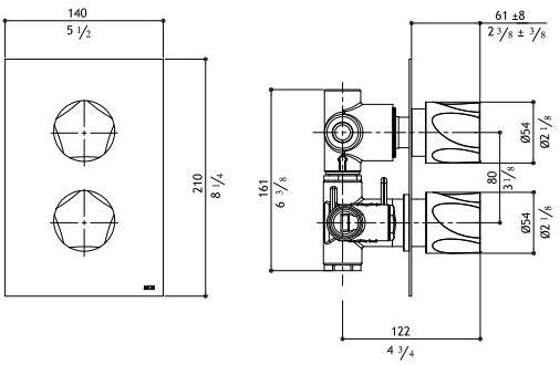 MGS Дивертер / пульт дистанционного управления из нержавеющей стали Penta sun-id-1452427 - Вид №3