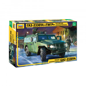 3668 Модель сборная Российский бронеавтомобиль ГАЗ-233014 Тигр 1/35 ZVEZDA