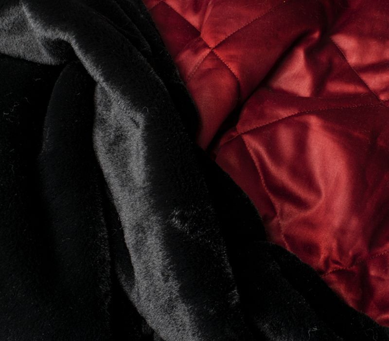 Victoria Stenova 111171 ПЛЕД меховой BLACK RUBY  - Вид №3