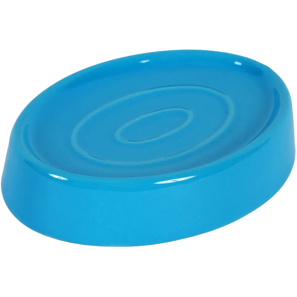 Мыльница Veta овальная керамика цвет бирюзовый АКВАДЕКОР STLM-2066128