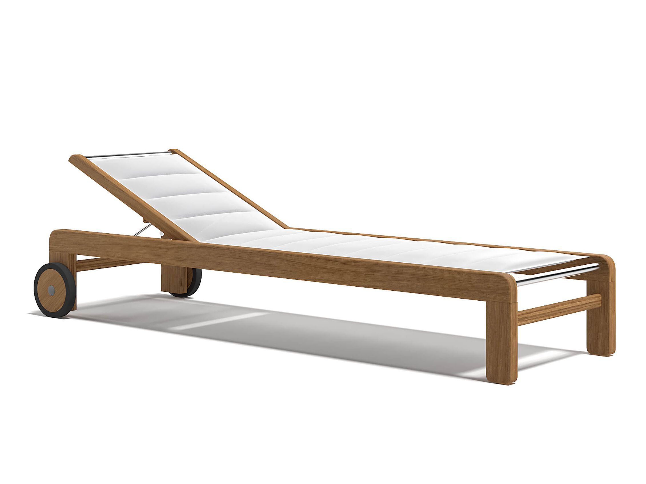 Садовая кровать с откидной спинкой textilene с колесами Atmosphera Дакота ARCH-00103948