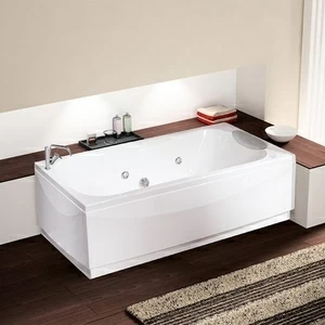 Ванна Hydromassage Novellini CALYPSO с набортным смесителем и боковыми панелями