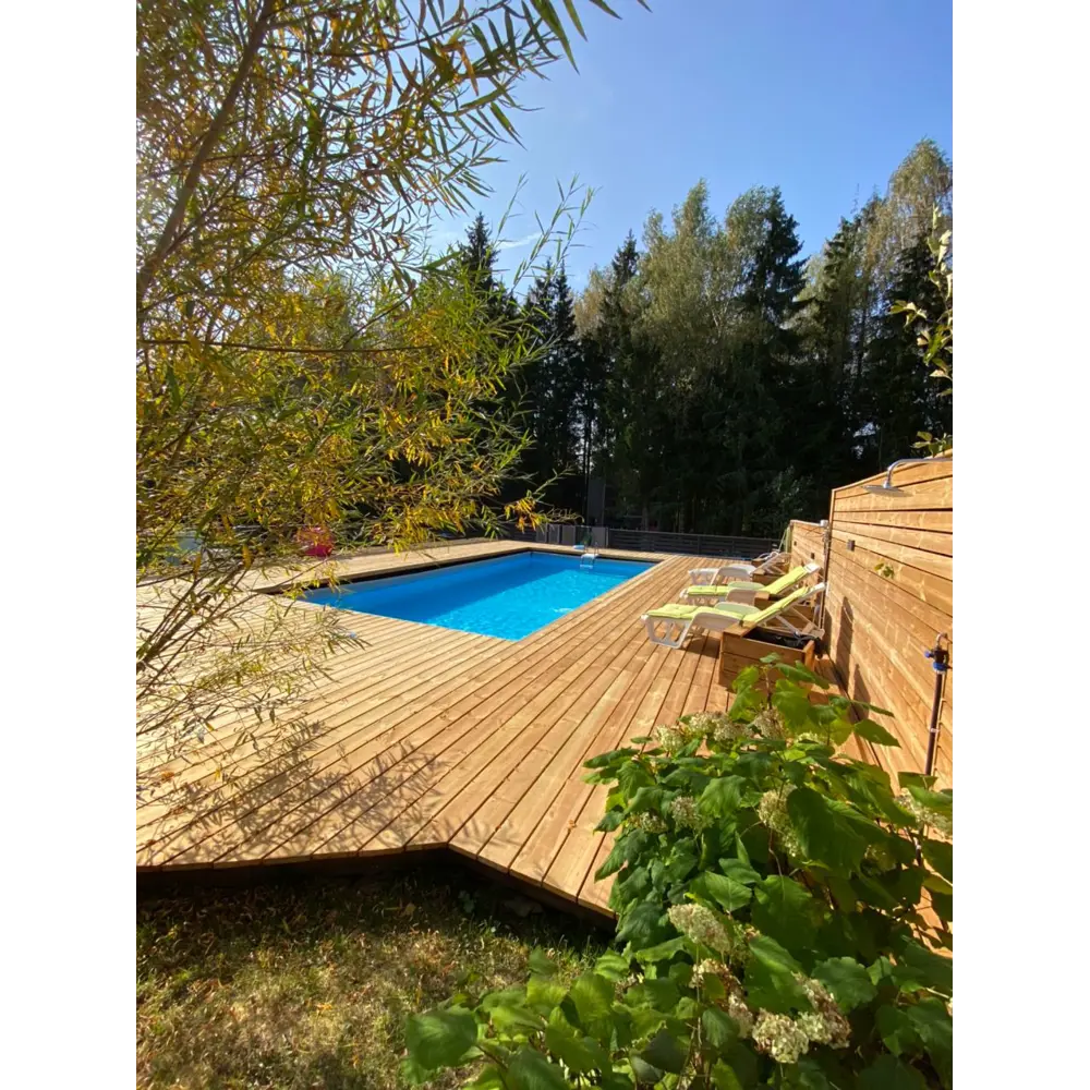 Террасная доска импрегнированная хвоя 43x140x6000 мм вельвет 0.84 м² РУСШПАЛА STLM-2037619 - Вид №5