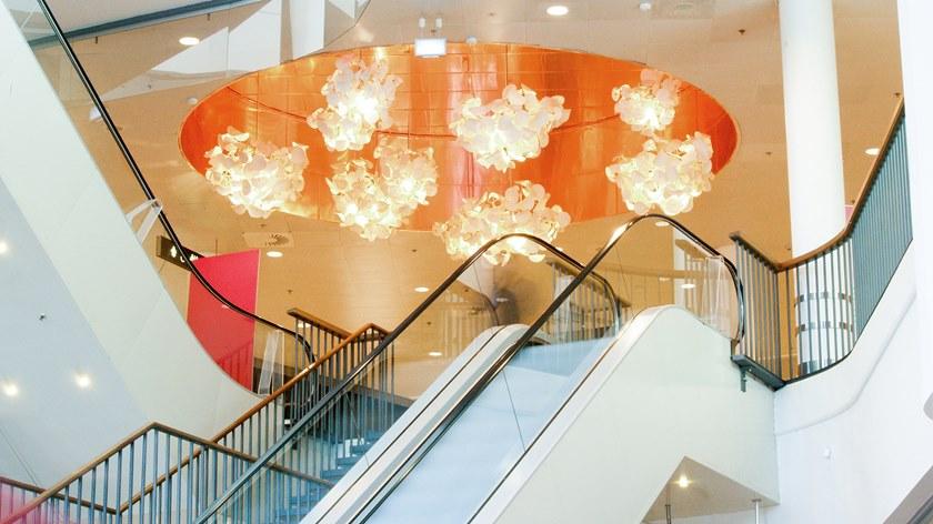 Green Furniture Concept Подвесная акустическая панель / подвесной светильник Leaf lamp series sun-id-1377587 - Вид №2