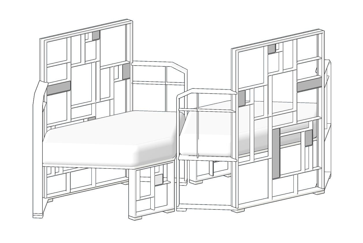 Латунное кресло с подлокотниками Galbiati Exclusive Interiors ARCH-00031287 - Вид №3