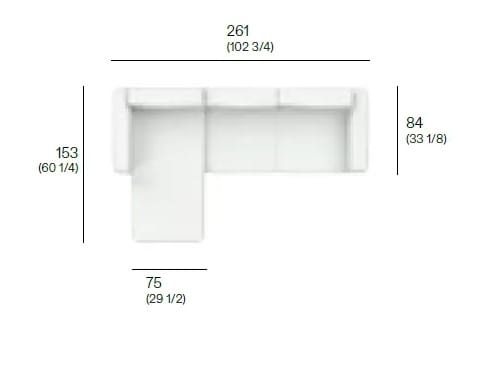 Угловой тканевый модульный садовый диван с полуостровом RODA Extendo ARCH-00108704 - Вид №12