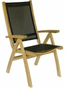 Il Giardino di Legno Откидной деревянный садовый стул с подлокотниками Macao 309