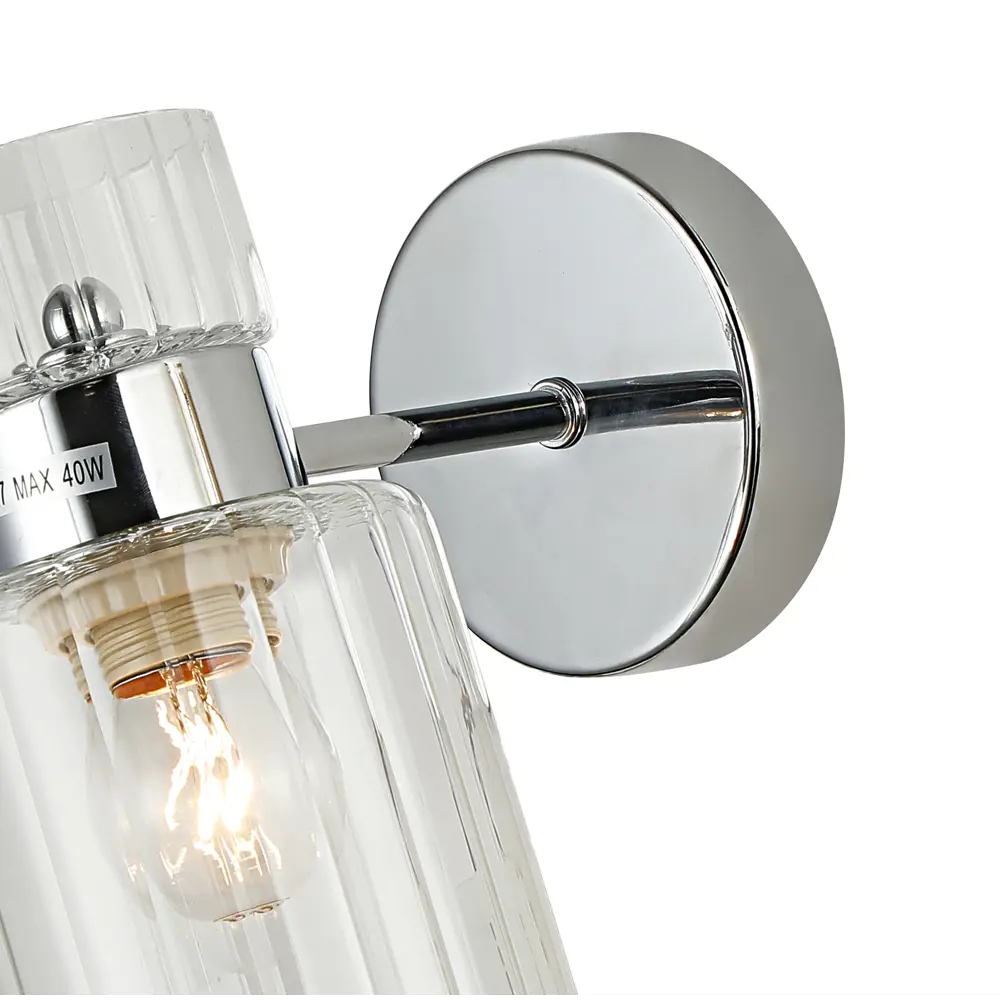 Schaffner Gino — настенный светильник с хромированным основанием и стеклянным плафоном 89426419 STLM-1568675 - Вид №4