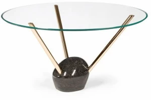 VGnewtrend Круглый стеклянный стол