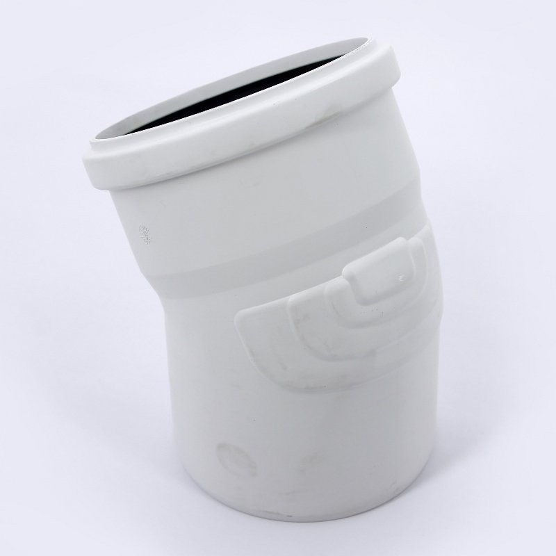 Отвод 15° RAUPIANO PLUS d110 мм REHAU 123424 - Вид №1