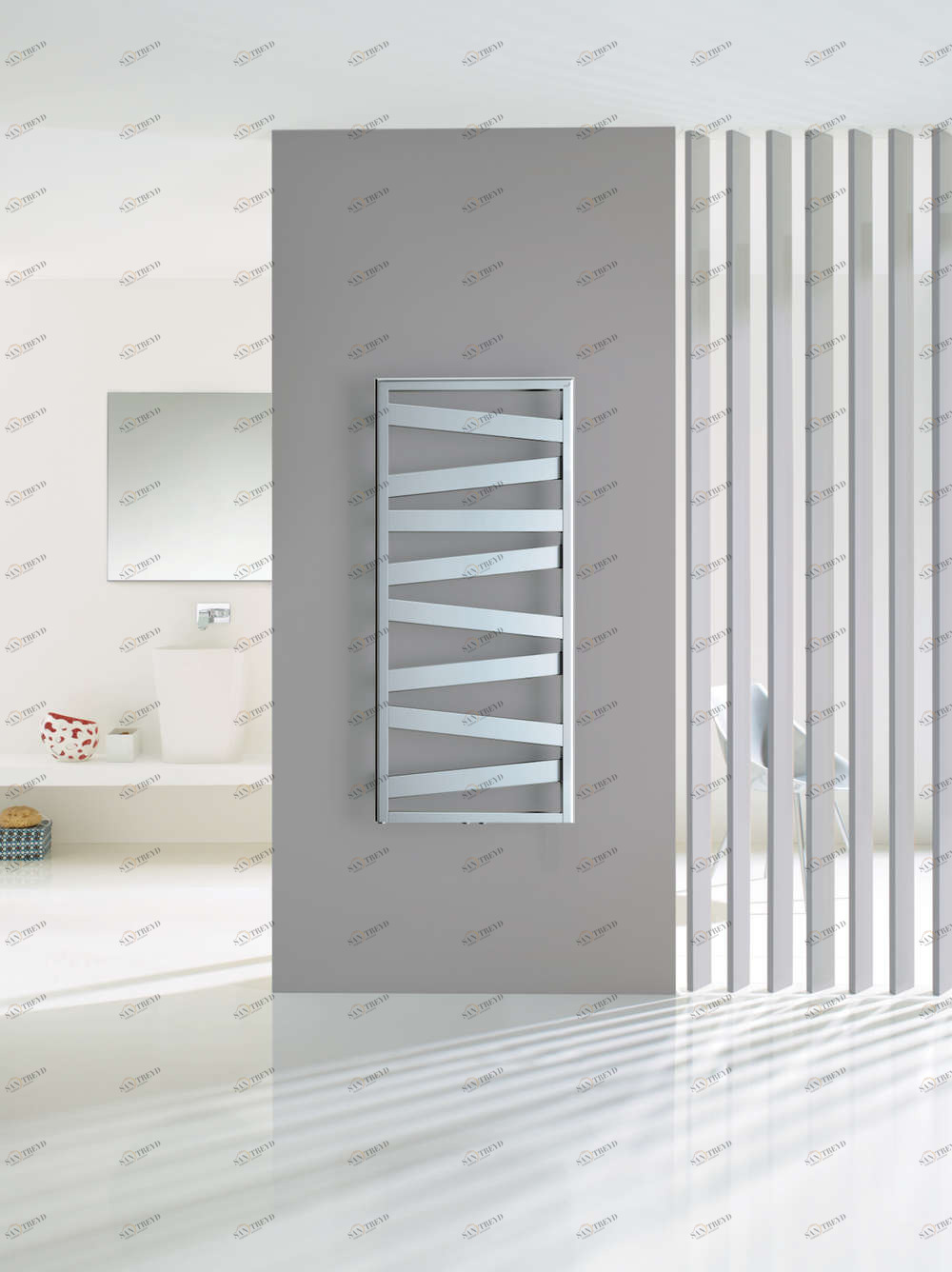 Электрический радиатор TKZO-030-050/GF Kazeane Chromé Acova 1592 