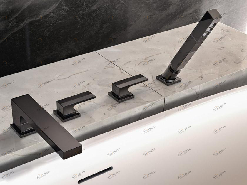 GRAFF Комплект для ванны на 5 отверстий с ручным душем Incanto 5356600