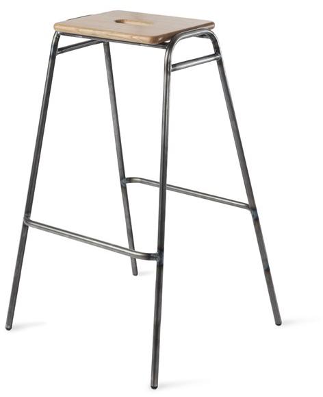 Deadgood Барный стул высокий деревянный с подставкой для ног Working girl Wg1m/l - Вид №1