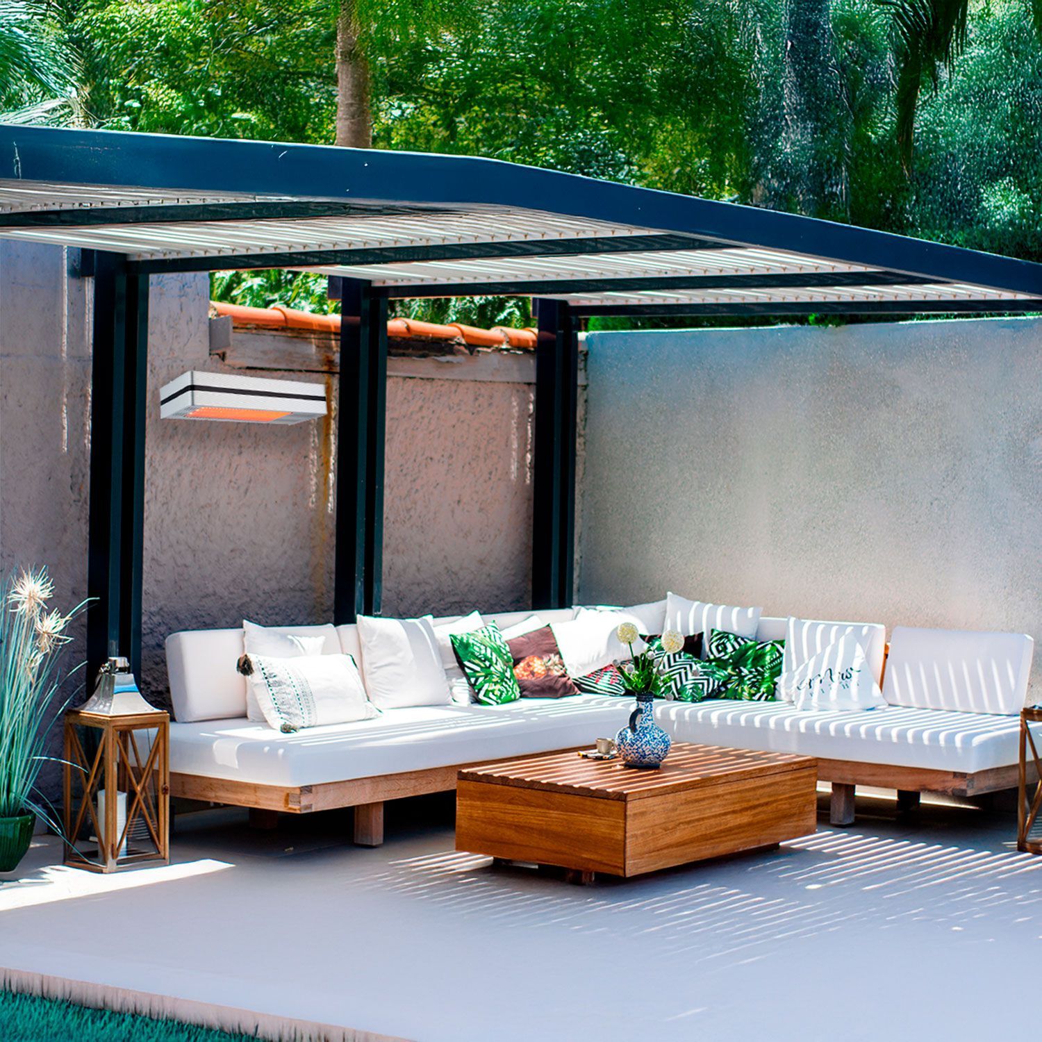 Наружный лучистый диффузор из алюминия и стали SINED CALDO I-BOX ARCH-00025895 - Вид №2