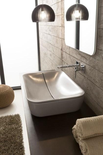 Накладная раковина на столешницу  овальная Scarabeo Ceramiche MIZU sun-id-1395384 - Вид №3