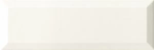 Blanco Brillo Bisel 10x30