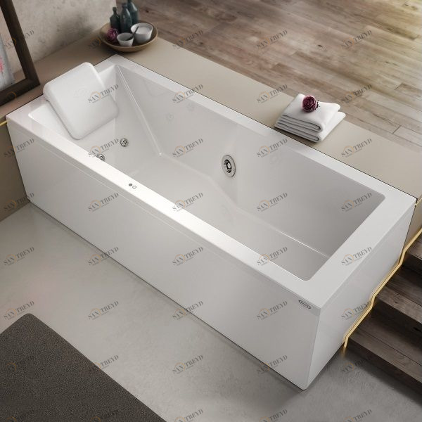 Ванна с основаниями Energy 160 без панелей 9443-811 Jacuzzi 9443811