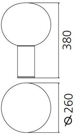 Artemide Настольная лампа из дутого стекла sun-id-1515088 - Вид №3