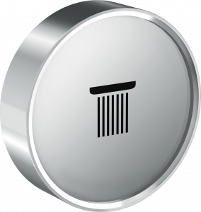 25012000 Душевая лейка RainButton Symbol 01 Hansgrohe