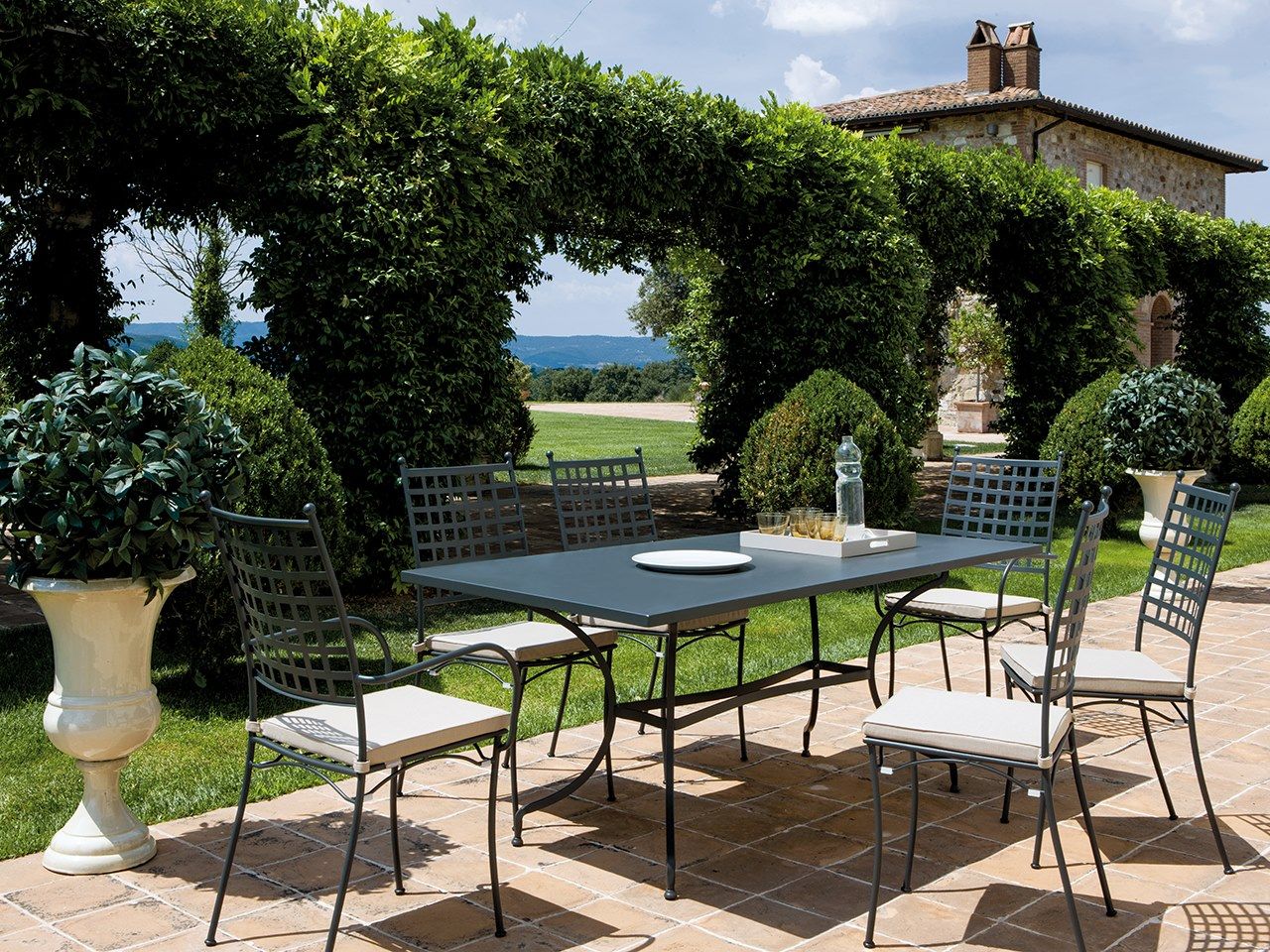 Металлический штабелируемый садовый стул Vermobil ARCH-00148998 - Вид №4