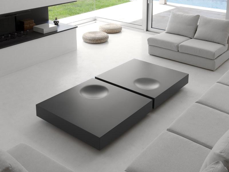 Kendo Mobiliario Лакированный прямоугольный журнальный столик на колесиках sun-id-1432509 - Вид №1