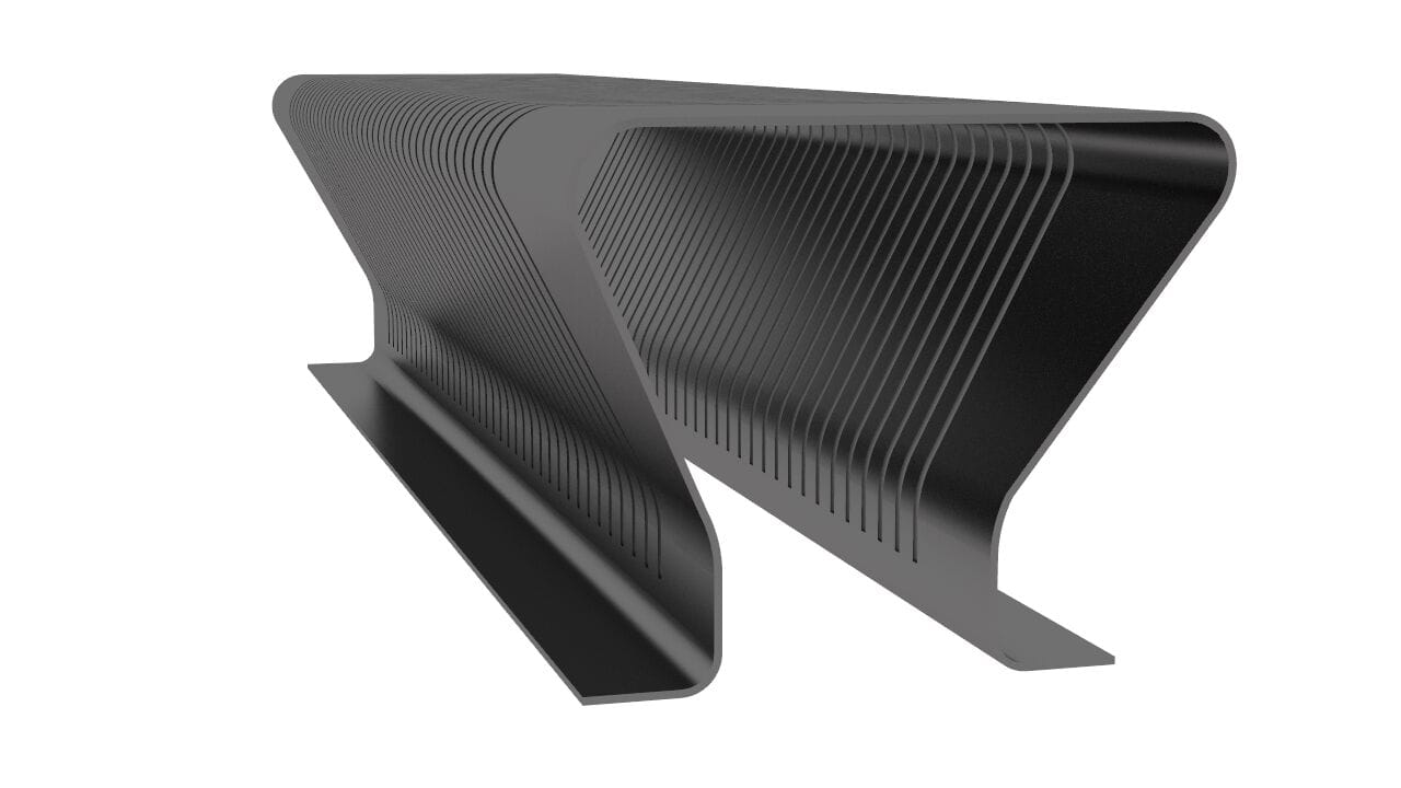 Стальная скамья без спинки CITYSì Zen ARCH-00078021 - Вид №5