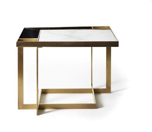 MARIONI Низкий квадратный журнальный столик Gary 02860 - Вид №1