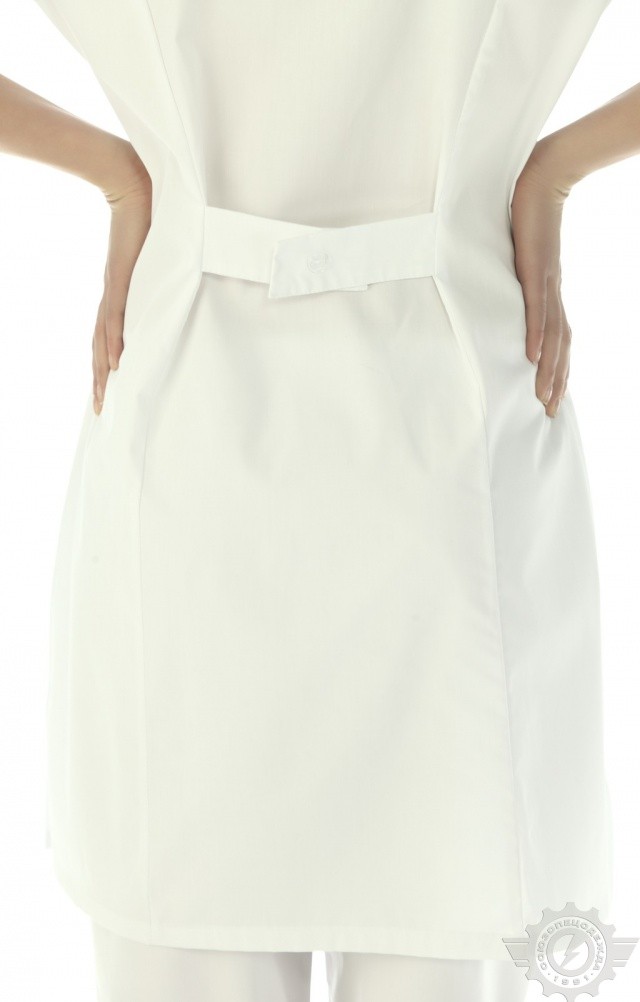 63683 Халат "Сервис-Люкс" белый  Медицинская одежда  размер 46/158-164 Спецодежда  - Вид №3