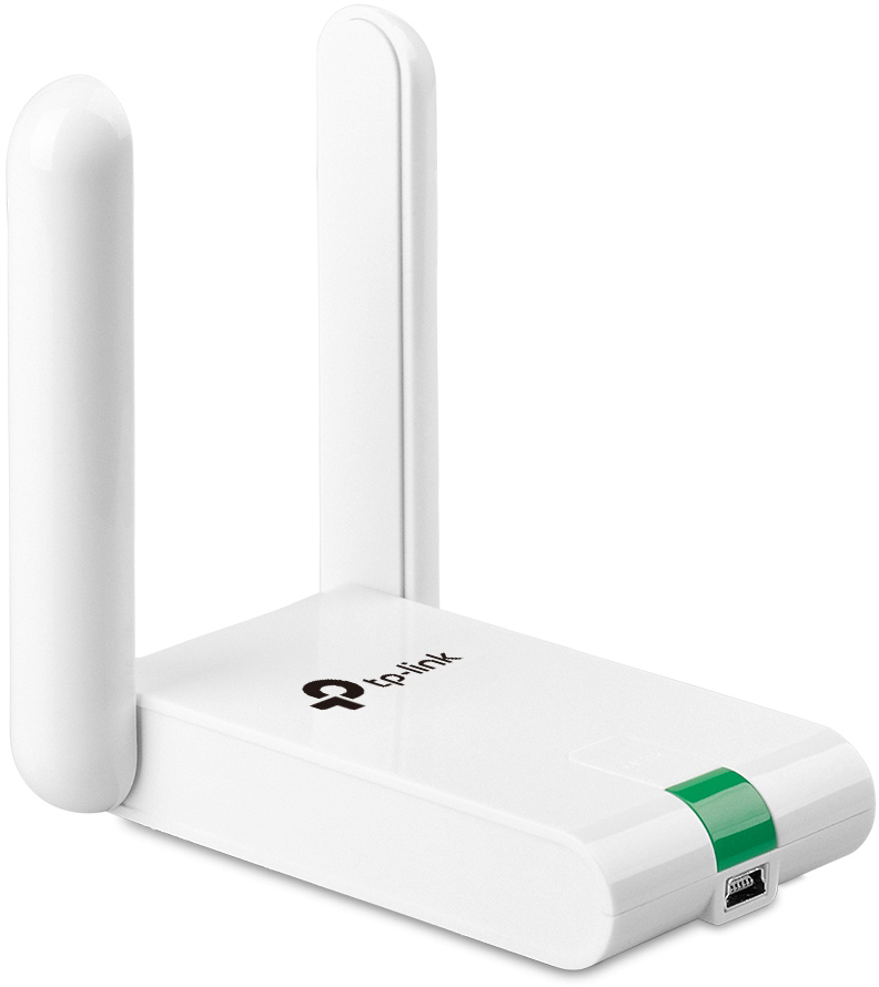 TL-WN822N 300mbps high gain wireless n usb adapter, atheros, 2t2r, 2.4ghz, elegant desktop housing, usb extension cable, 2 fixed antennas TP-Link Santreyd 